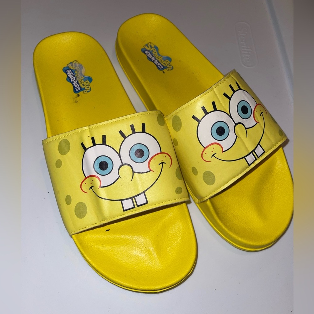 SpongeBob Slides Men Size 10/11